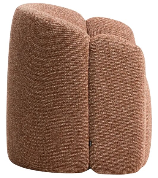Kave Home Terakotové čalouněné křeslo Corvena 85 cm