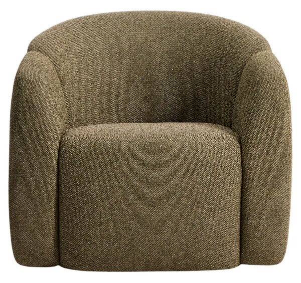 Kave Home Zelené čalouněné křeslo Corvena 85 cm