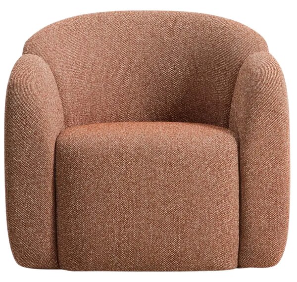 Kave Home Terakotové čalouněné křeslo Corvena 85 cm