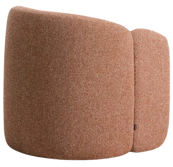 Kave Home Terakotové čalouněné křeslo Corvena 85 cm