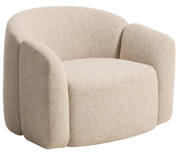 Kave Home Béžové čalouněné křeslo Corvena 98 cm