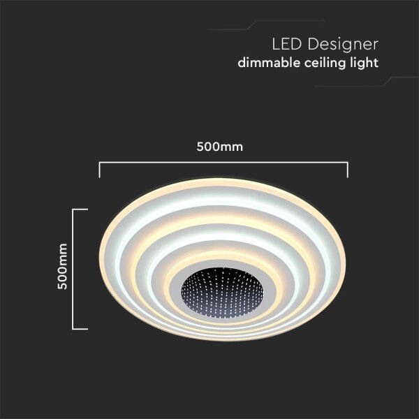 LED Stmívatelné stropní svítidlo LED/125W/230V 3000-6500K + DO