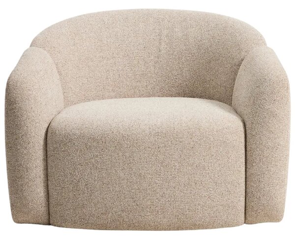 Kave Home Béžové čalouněné křeslo Corvena 98 cm
