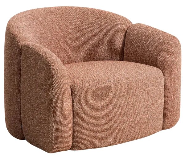Kave Home Terakotové čalouněné křeslo Corvena 98 cm