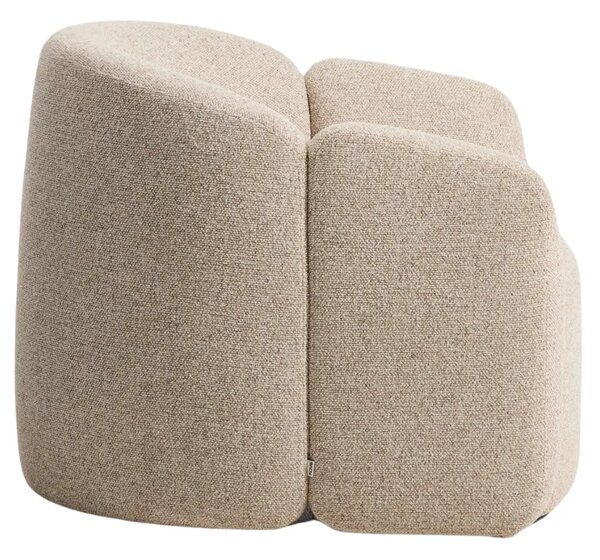 Kave Home Béžové čalouněné křeslo Corvena 98 cm