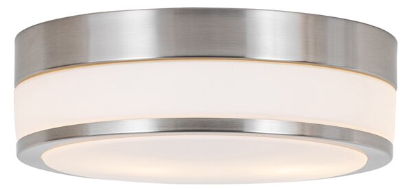 Moderní venkovní stropní svítidlo ocel 28 cm IP44 - Flavi