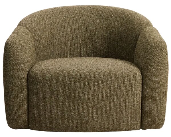Kave Home Zelené čalouněné křeslo Corvena 98 cm