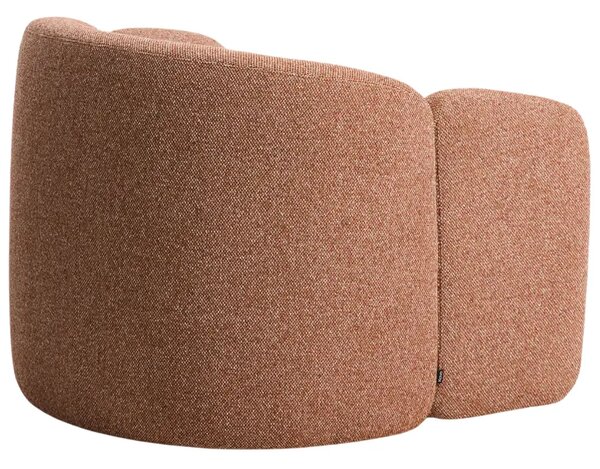 Kave Home Terakotové čalouněné křeslo Corvena 98 cm