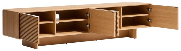 Kave Home Dubový TV stolek Norlen 200 x 40 cm