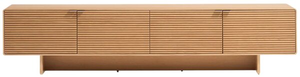 Kave Home Dubový TV stolek Norlen 200 x 40 cm