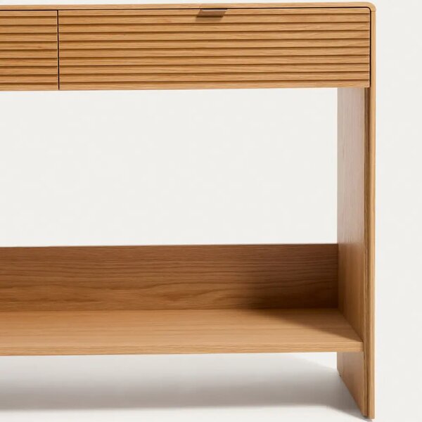 Kave Home Dubová komoda Norlen 120 x 37 cm