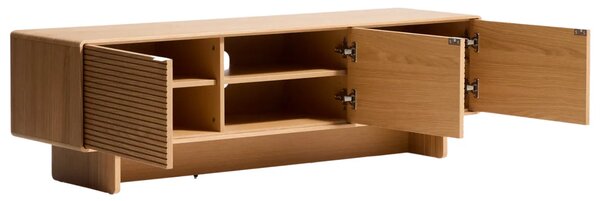 Kave Home Dubový TV stolek Norlen 150 x 40 cm
