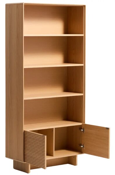 Kave Home Dubový regál Norlen 190 x 90 cm