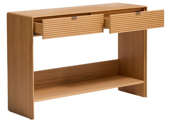 Kave Home Dubová komoda Norlen 120 x 37 cm