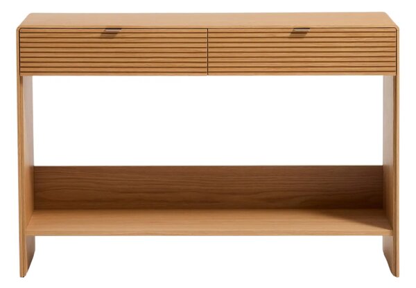 Kave Home Dubová komoda Norlen 120 x 37 cm