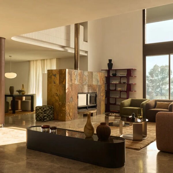 Kave Home Hnědý vlněný koberec Helun 160 x 230 cm