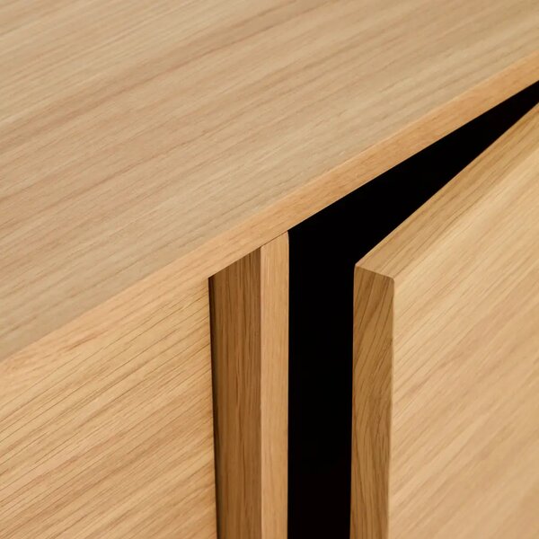 Kave Home Dubová komoda Onix 100 x 45 cm
