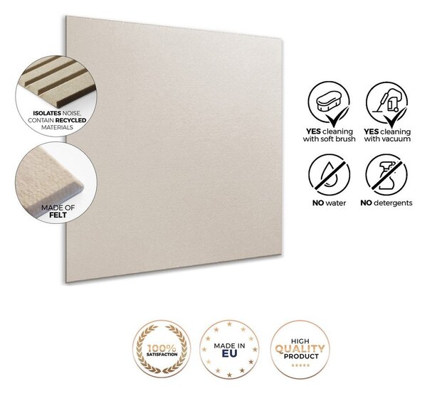 Látkové akustické panely v sadě 2 ks 60x60 cm Waves II – Styler