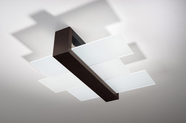 Brilagi - LED Stropní svítidlo HERA 2xE27/7,5W/230V wenge