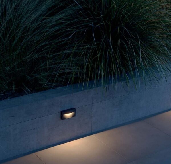 Redo 90426 - LED Venkovní nástěnné svítidlo POLIFEMO LED/8W/230V IP65 antracit