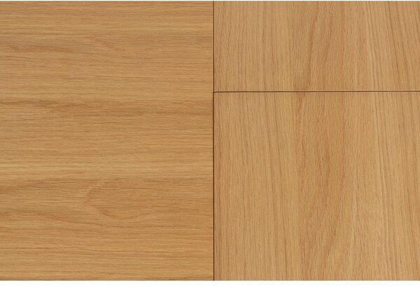 Rozkládací jídelní stůl s přídavnou deskou s deskou v dubovém dekoru 90x180 cm Twist – Zuiver