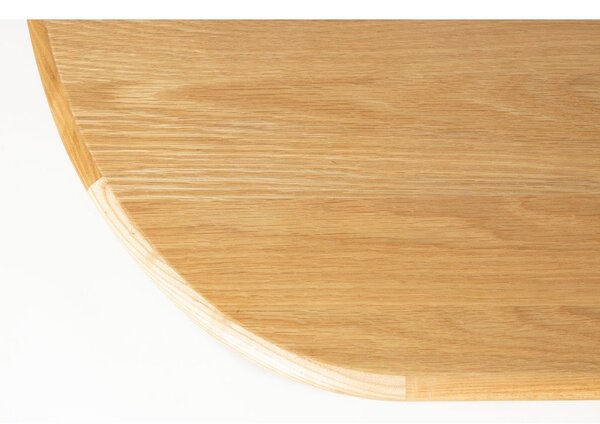 Rozkládací jídelní stůl s přídavnou deskou s deskou v dubovém dekoru 90x180 cm Twist – Zuiver