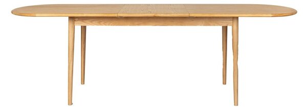 Rozkládací jídelní stůl s přídavnou deskou s deskou v dubovém dekoru 90x180 cm Twist – Zuiver