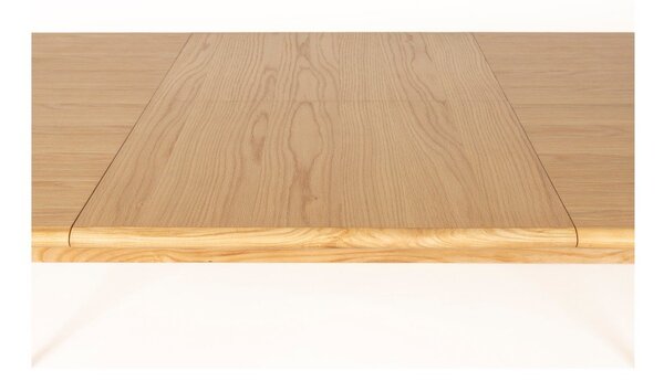 Rozkládací jídelní stůl s přídavnou deskou s deskou v dubovém dekoru 90x180 cm Twist – Zuiver