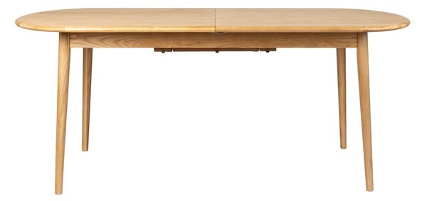Rozkládací jídelní stůl s přídavnou deskou s deskou v dubovém dekoru 90x180 cm Twist – Zuiver