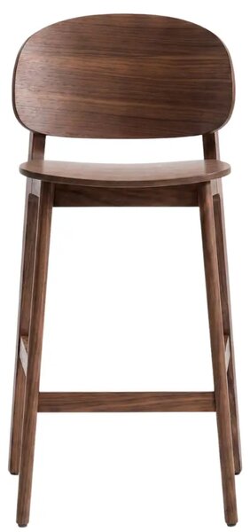 Kave Home Hnědá barová židle Ludara 66 cm