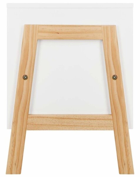 Skříňka na knihy pro děti, bílá barva, 40 cm x 60 cm x 30 cm
