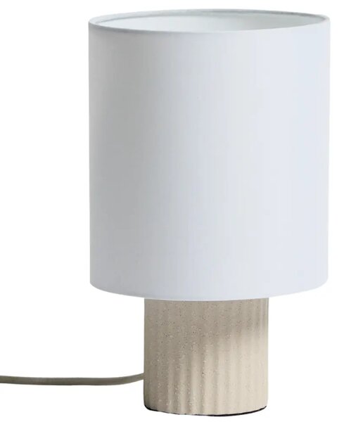 Kave Home Béžová keramická stolní lampa Eshe