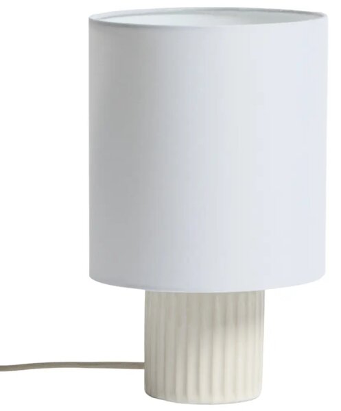 Kave Home Bílá keramická stolní lampa Eshe