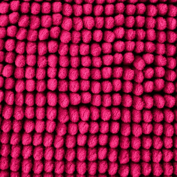 Tmavě růžová koupelnová předložka 50x80 cm Bobble – Catherine Lansfield