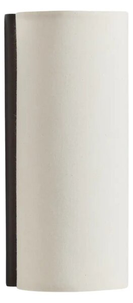 Kave Home Béžové nástěnné světlo Umbran 30 cm s tmavým zavěšením