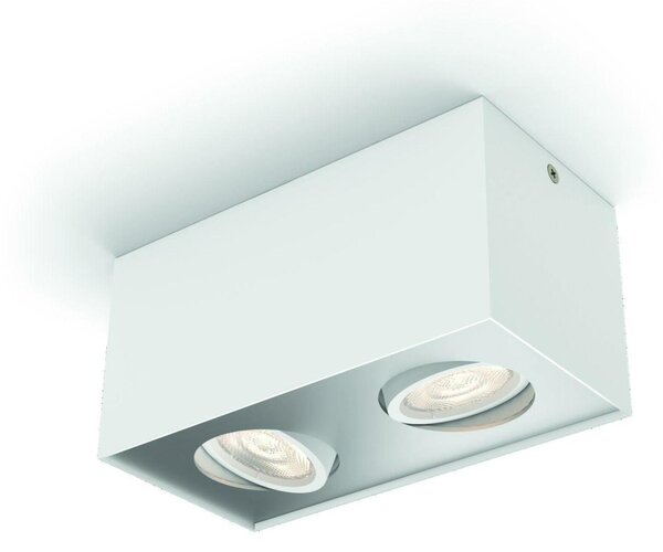 LED Bodové svítidlo Philips Box 50492/31/P0 bílé 2x4,5W
