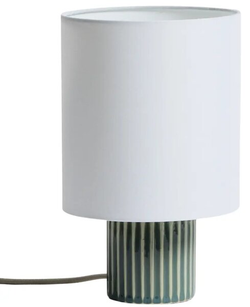 Kave Home Zelená keramická stolní lampa Eshe