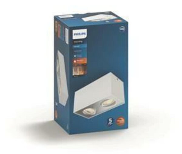 LED Bodové svítidlo Philips Box 50492/31/P0 bílé 2x4,5W