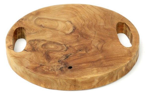 Servírovací tác Teak Root Tray 30 cm Bazar Bizar