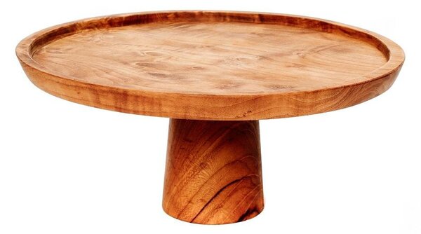 Podnos na dort Teak Cake Dish 28 cm Bazar Bizar