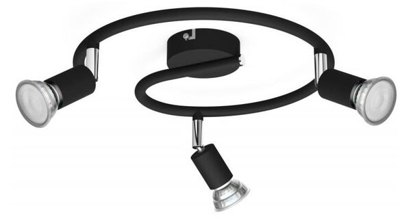 Philips - Bodové svítidlo LIMBALI 3xGU10/50W/230V černá