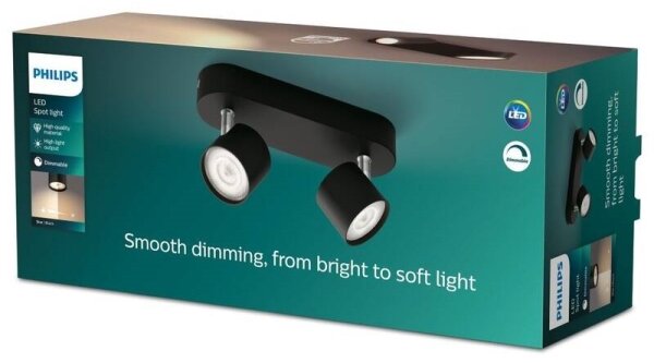 Philips - LED Stmívatelné bodové svítidlo STAR 2xLED/4,5W/230V