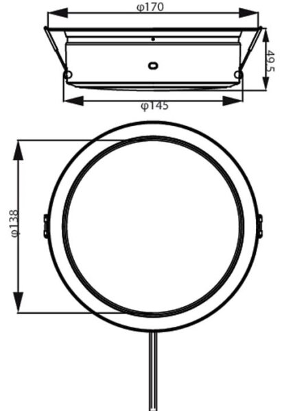Philips - LED Podhledové svítidlo DIAMOND LED/6,5W/230V 3000K