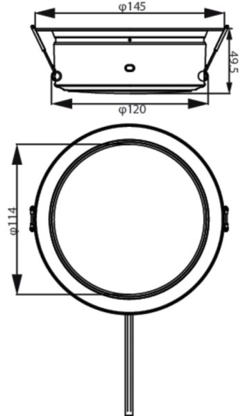 Philips - LED Podhledové svítidlo DIAMOND LED/4,8W/230V 3000K