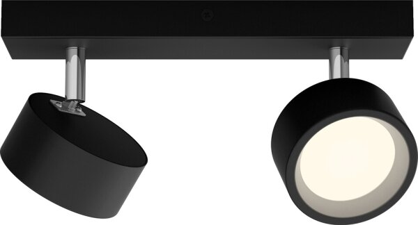 Philips - LED Bodové svítidlo BRACIA 2xLED/5,5W/230V černá