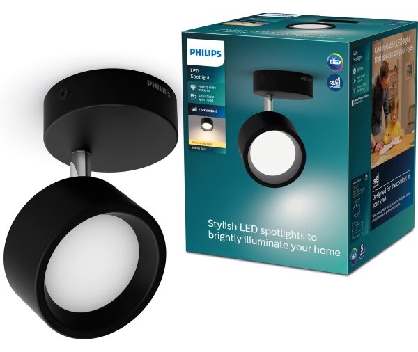 Philips - LED Bodové svítidlo BRACIA LED/5,5W/230V černá