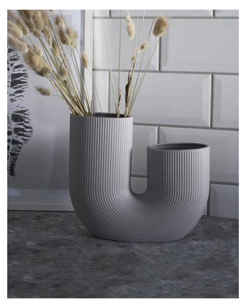 Keramická váza Stravalla Light Grey Storefactory Scandinavia