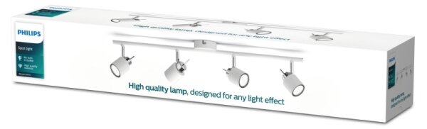 Philips - Bodové svítidlo MERANTI 4xGU10/35W/230V bílá