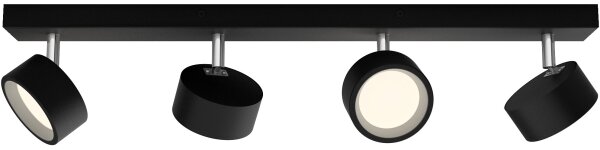 Philips - LED Bodové svítidlo BRACIA 4xLED/5,5W/230V černá