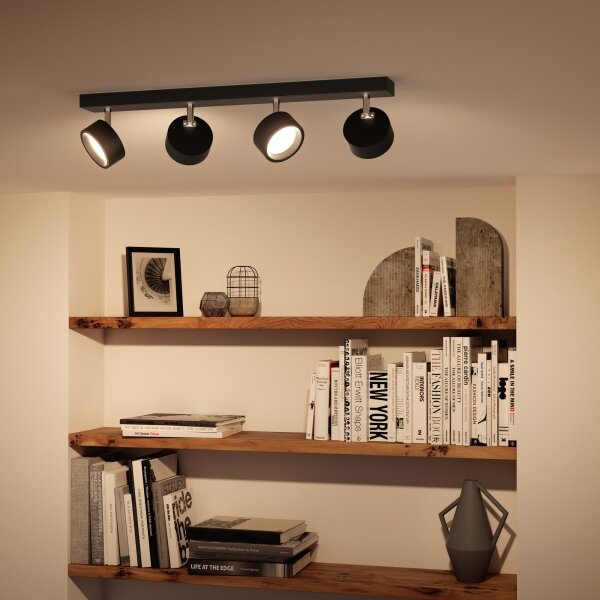 Philips - LED Bodové svítidlo BRACIA 4xLED/5,5W/230V černá